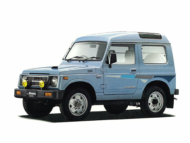 スズキ ジムニー 660 パノラミックルーフ EC 4WD 5MT (1990年02月 