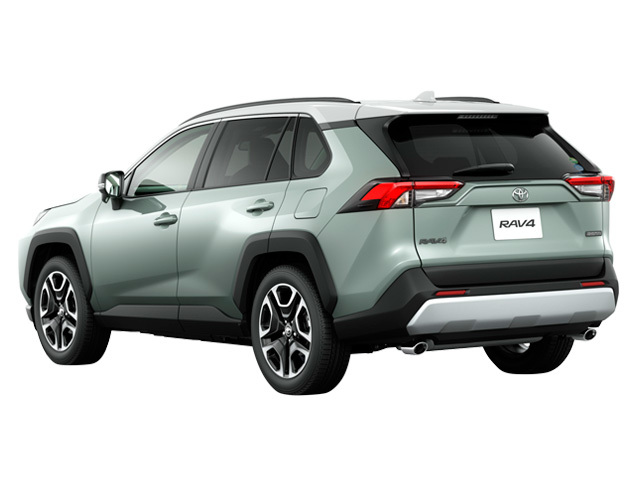 トヨタRAV42.0 アドベンチャー 4WDを後方写真