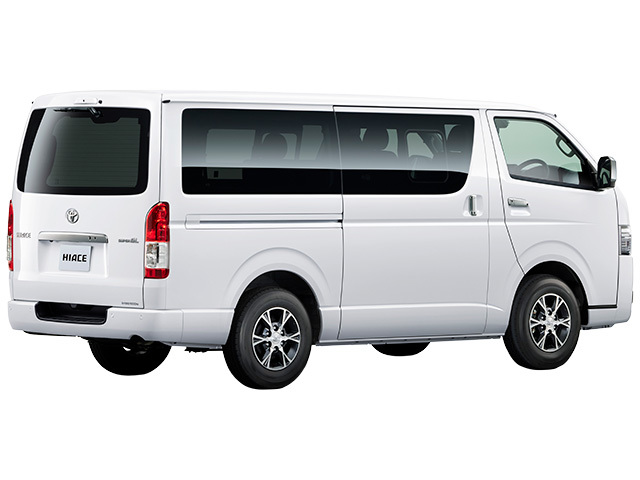 トヨタハイエースバンの後方外観