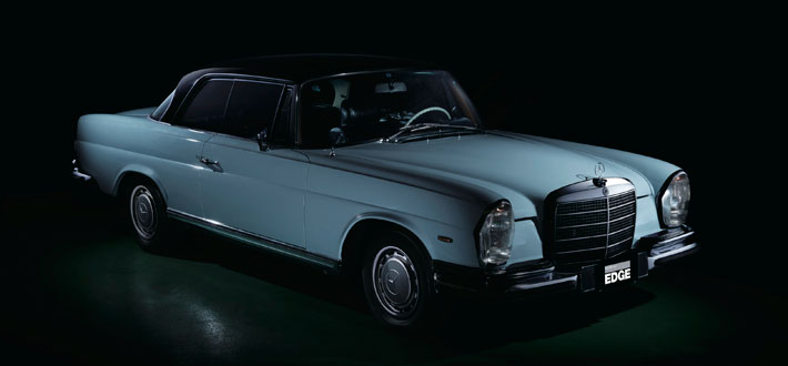 ▲1968年に230S、250／300SEに代わり登場したのが280S／SE／SELで、当時のメルセデス・ベンツでは最上位モデルに位置した