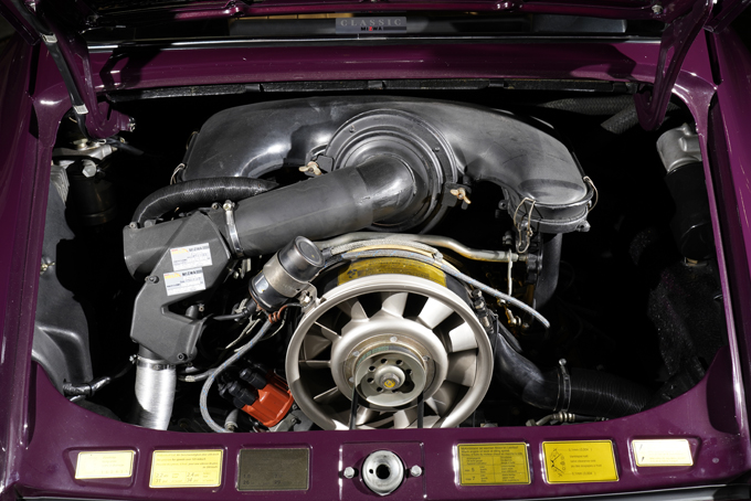 ▲1972年式911Tは、2341ccに拡大されたエンジンを搭載