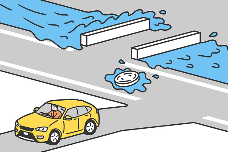 命と車を守る大雨対策。水没などへの備えと運転時の注意点