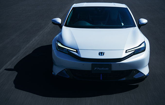 新型プレリュードのフロントフェイス