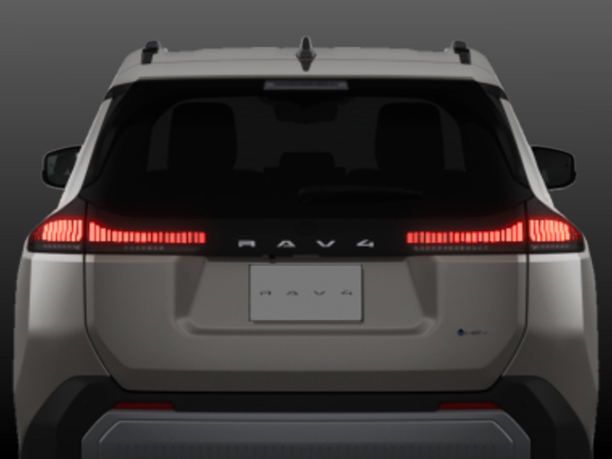 新型RAV4のリアデザイン
