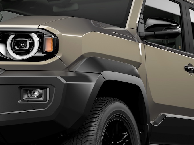 ランドクルーザーFJのコーナーバンパー