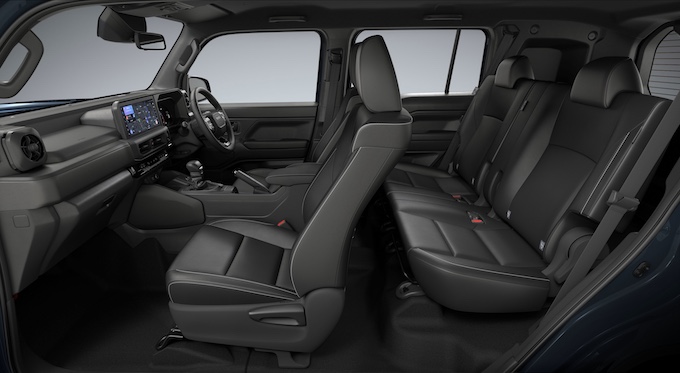 ランドクルーザーFJの室内