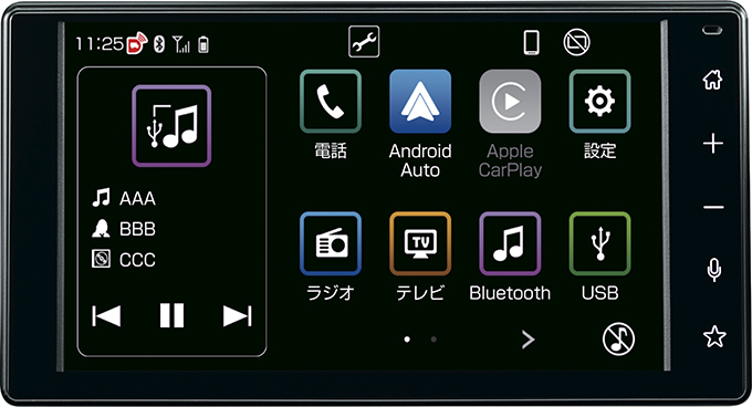 ダイハツのディスプレイオーディオ