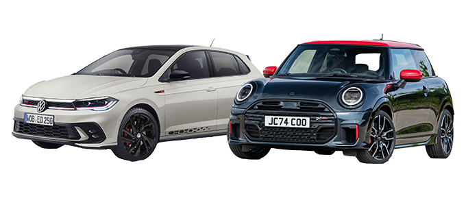 ミニ(4代目)ジョン・クーパー・ワークスとポロ(6代目)GTI