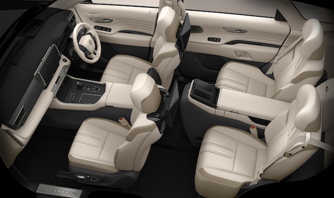 トヨタ センチュリーSUV リアシート