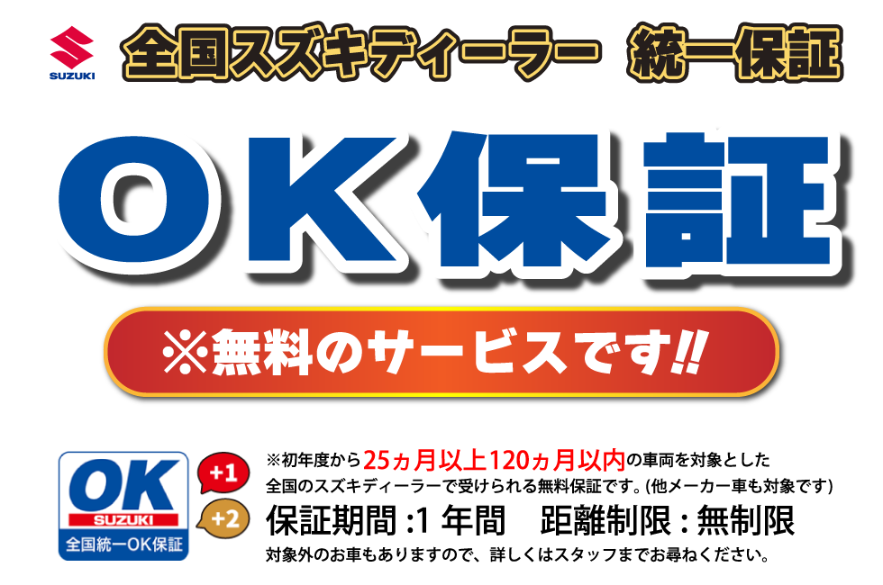 保証期間：１年　距離制限：無制限