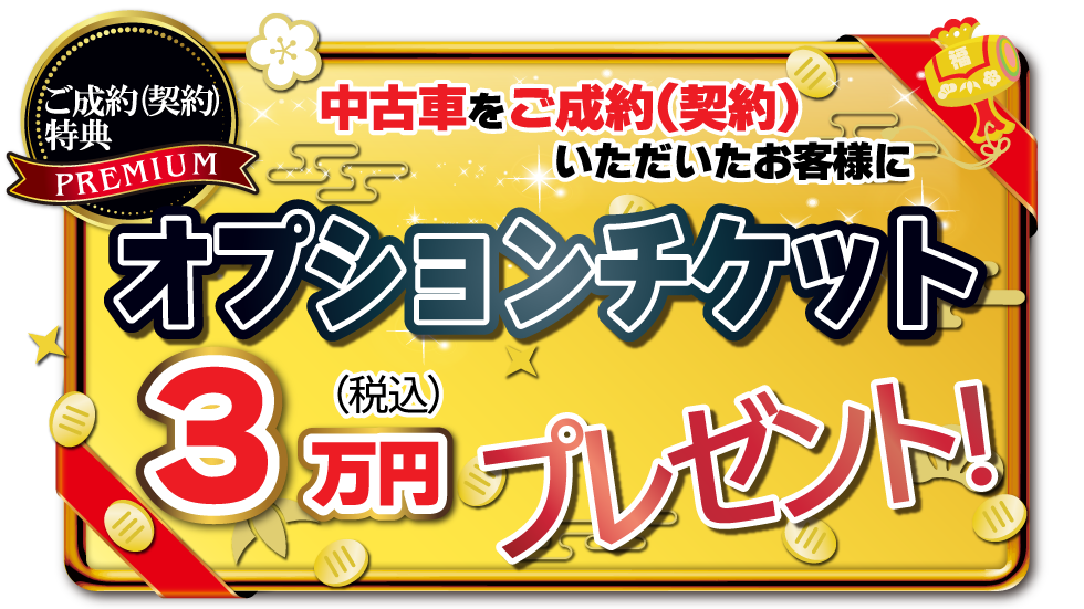 成約特典、オプション