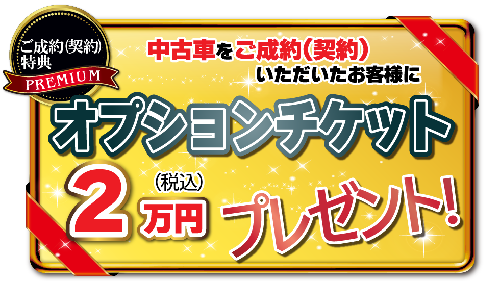 成約特典、オプション