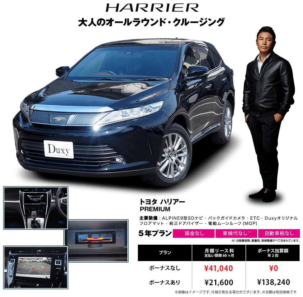 大人のオールラウンド・クルージング ハリアー PREMIUM