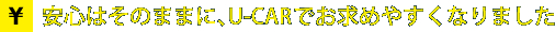 安心はそのままに、日産リーフがU-CARでお求め安くなりました